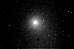 Altair shown in space